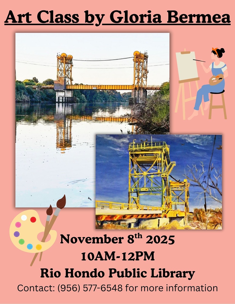 Art Class by Gloria Bermea at the Rio Hondo Public Library